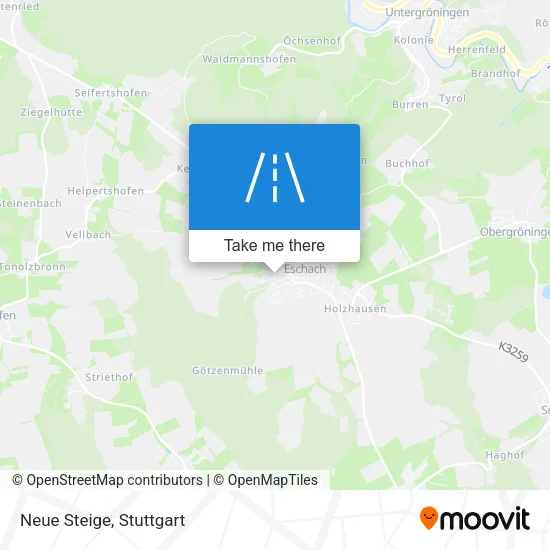 Карта Neue Steige