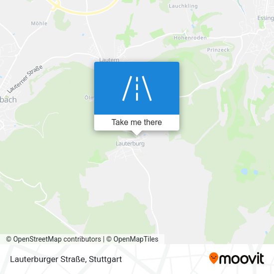 Lauterburger Straße map