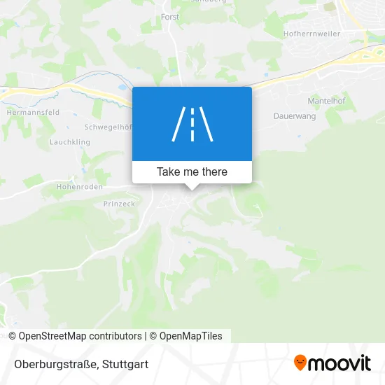 Карта Oberburgstraße