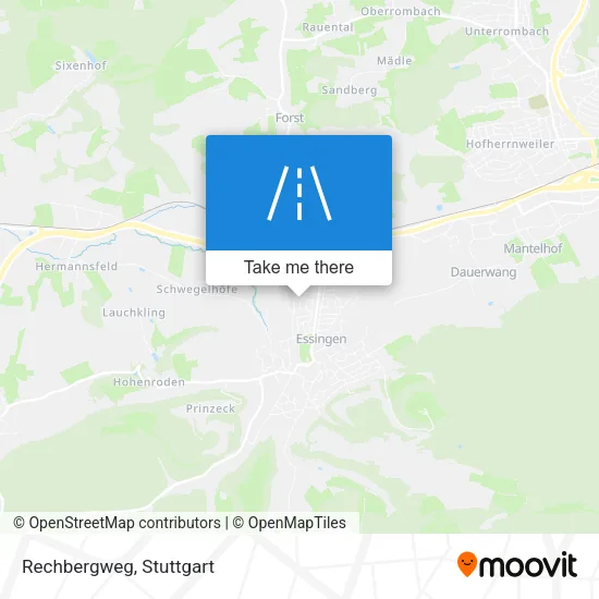 Карта Rechbergweg