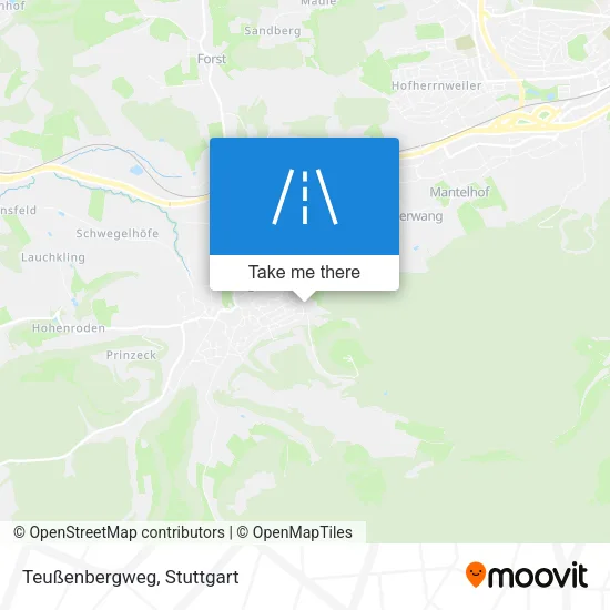 Карта Teußenbergweg