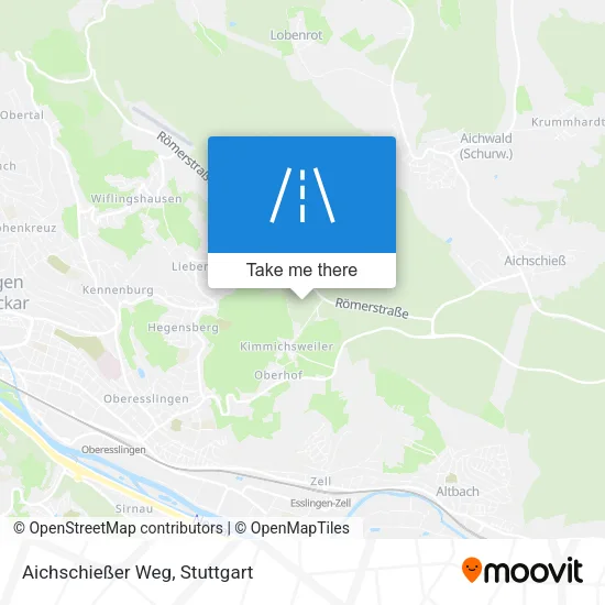 Карта Aichschießer Weg