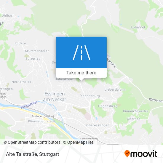 Alte Talstraße map