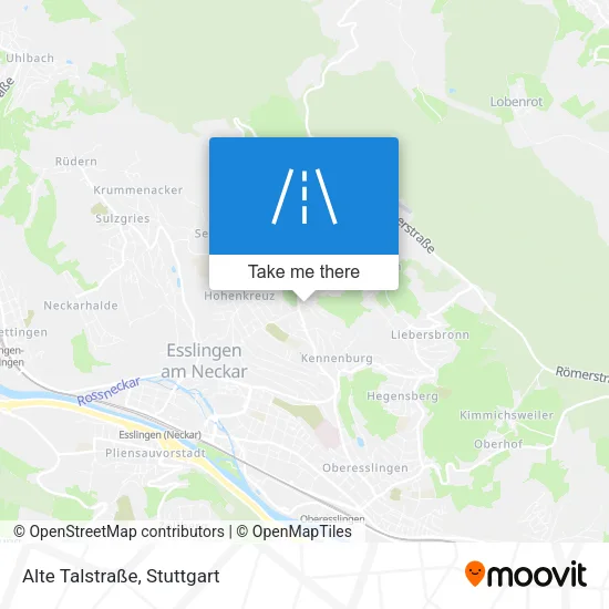 Карта Alte Talstraße