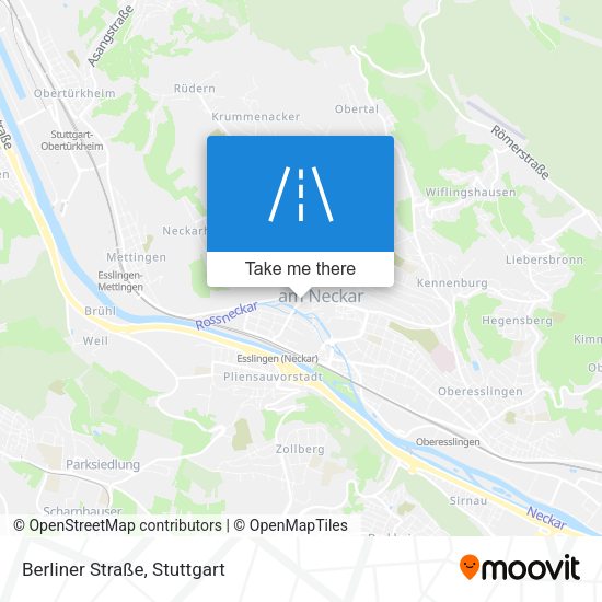Berliner Straße map