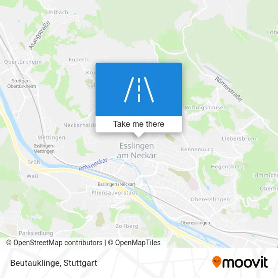 Карта Beutauklinge