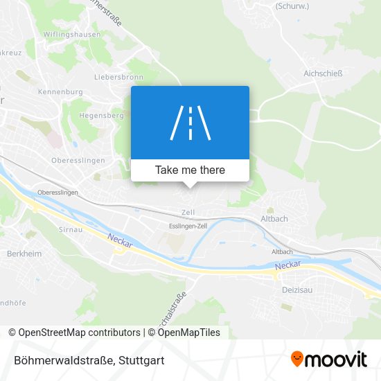 Карта Böhmerwaldstraße
