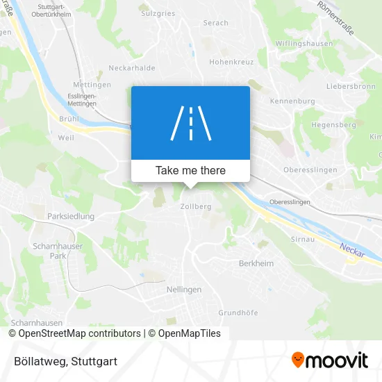 Карта Böllatweg