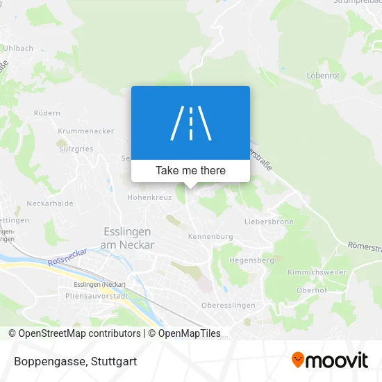 Карта Boppengasse