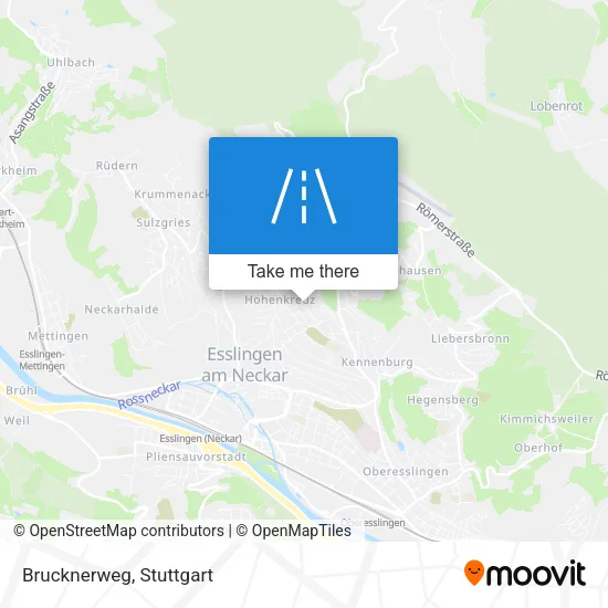 Карта Brucknerweg