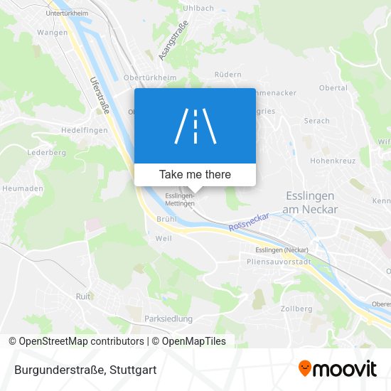 Burgunderstraße map