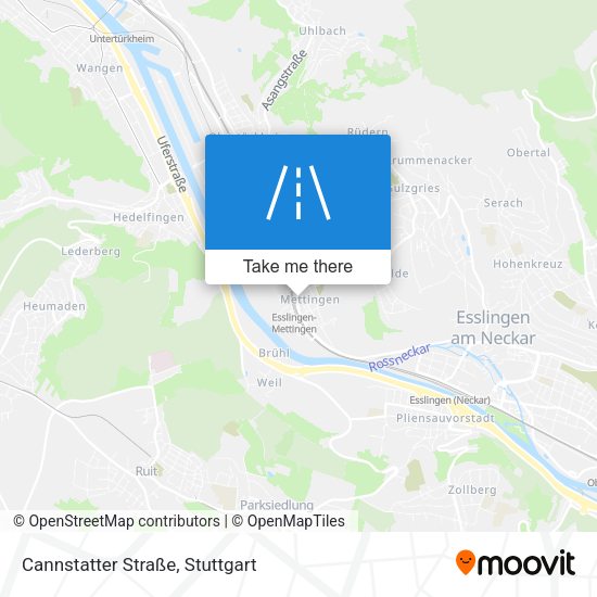 Cannstatter Straße map
