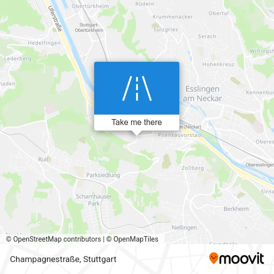 Карта Champagnestraße