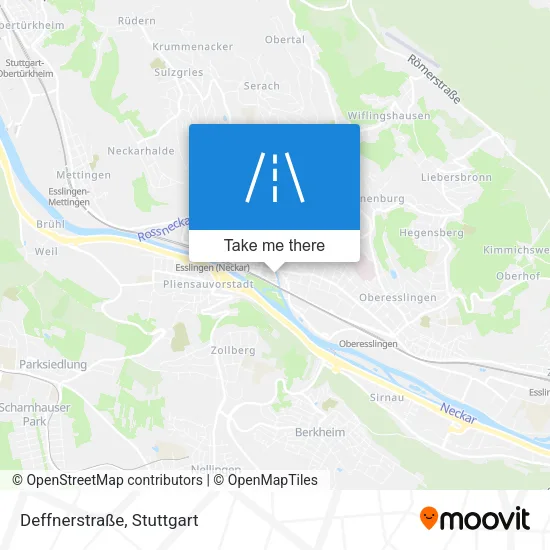 Карта Deffnerstraße