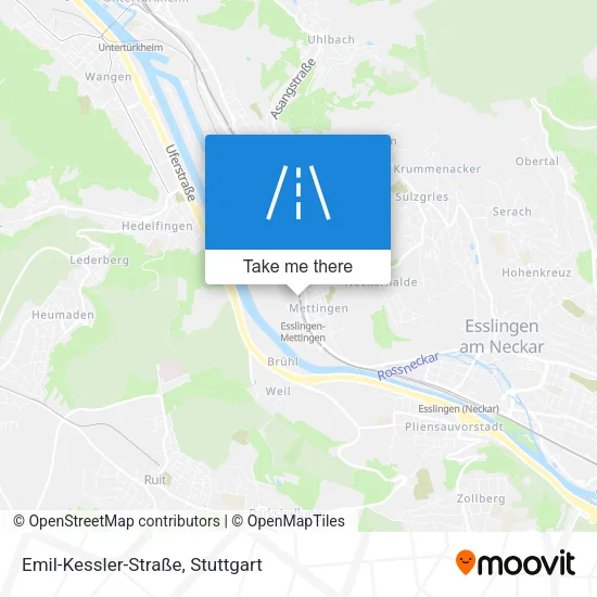 Карта Emil-Kessler-Straße