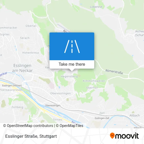 Карта Esslinger Straße