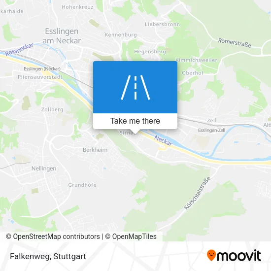 Карта Falkenweg