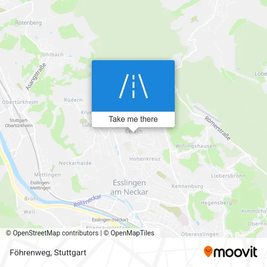 Карта Föhrenweg