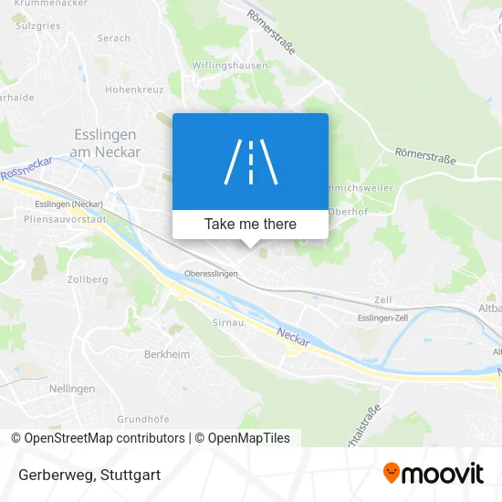 Карта Gerberweg