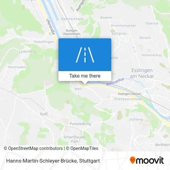 Hanns-Martin-Schleyer-Brücke map