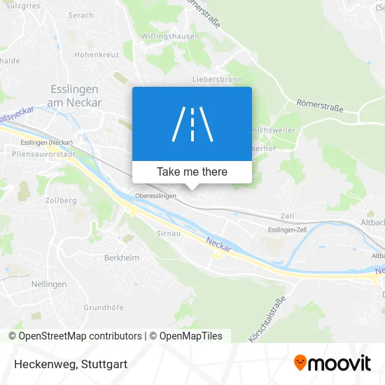 Карта Heckenweg