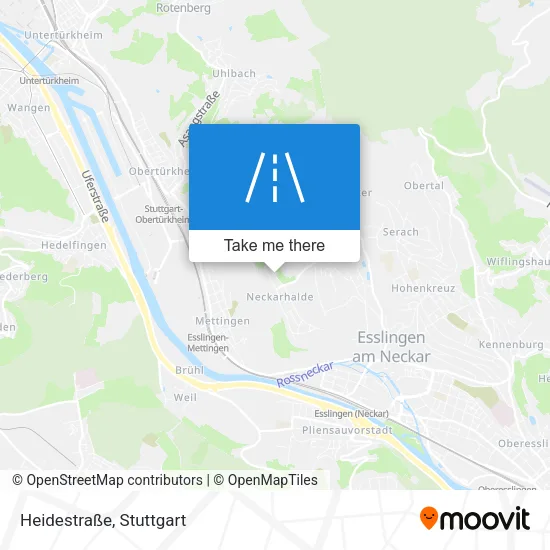 Карта Heidestraße