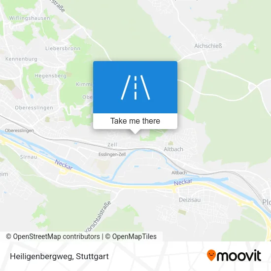Карта Heiligenbergweg