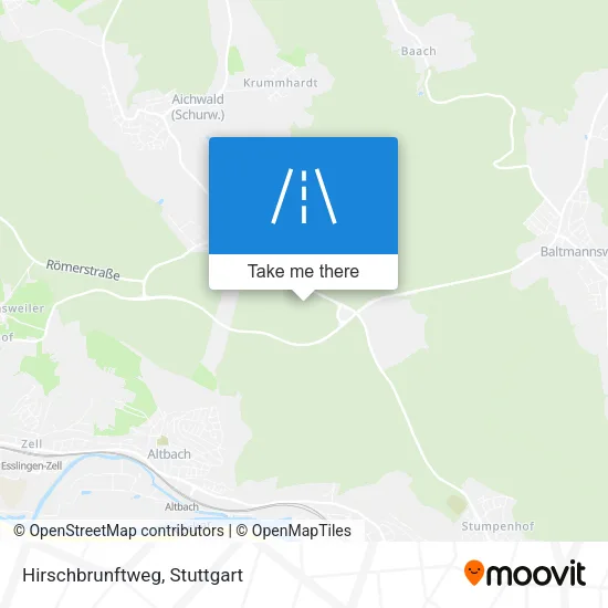 Карта Hirschbrunftweg
