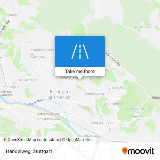 Карта Händelweg
