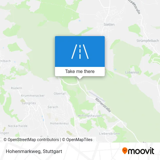 Карта Hohenmarkweg