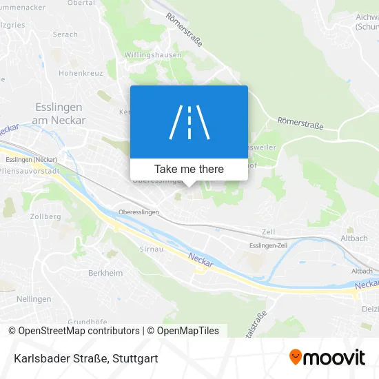 Карта Karlsbader Straße