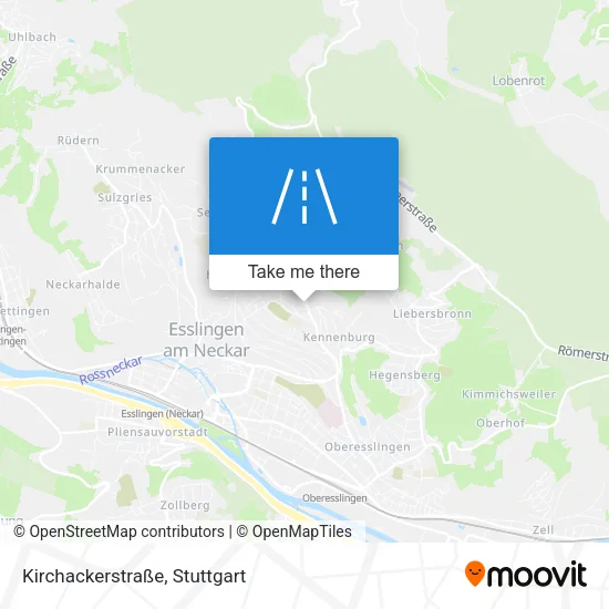 Карта Kirchackerstraße