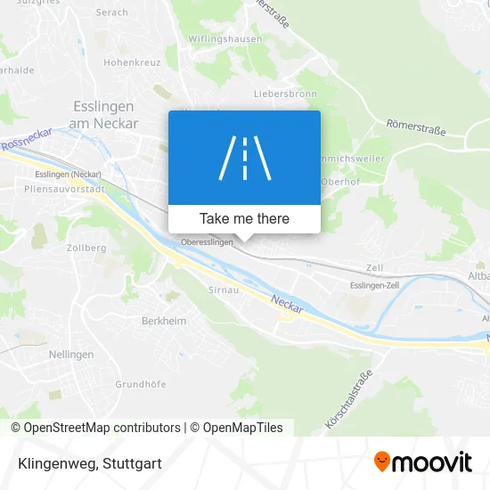 Карта Klingenweg