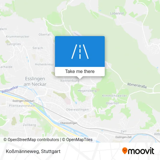 Карта Koßmänneweg