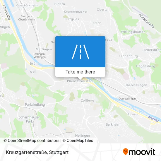 Карта Kreuzgartenstraße