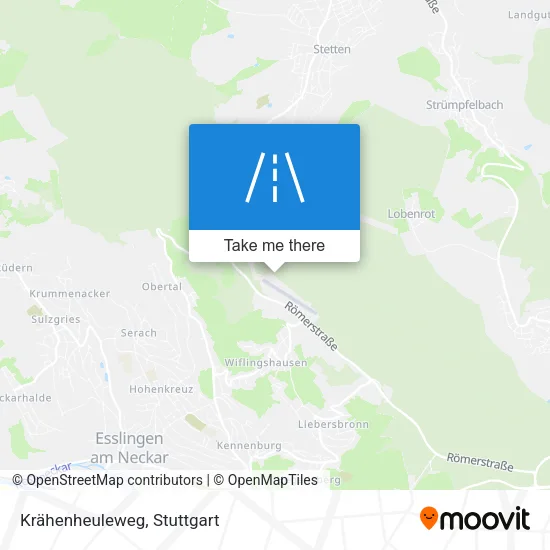 Krähenheuleweg map