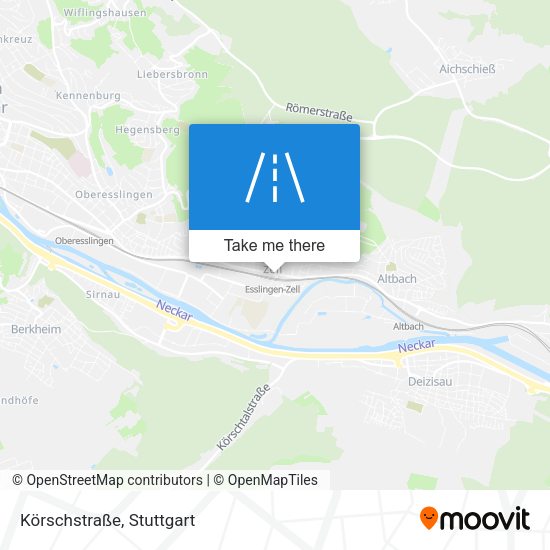 Карта Körschstraße
