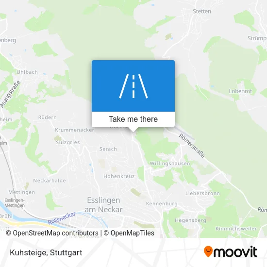 Карта Kuhsteige