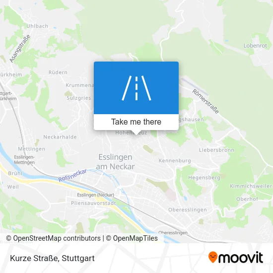 Kurze Straße map