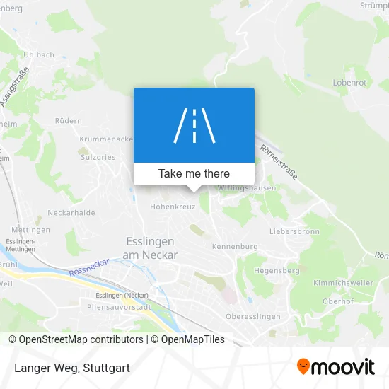 Карта Langer Weg