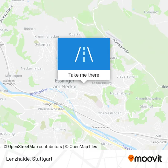 Карта Lenzhalde