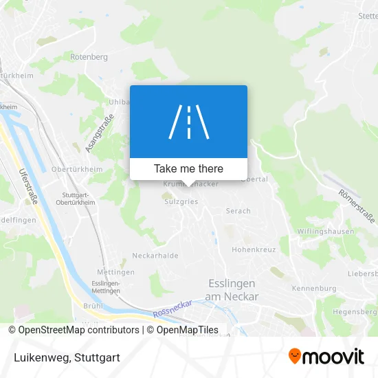 Luikenweg map