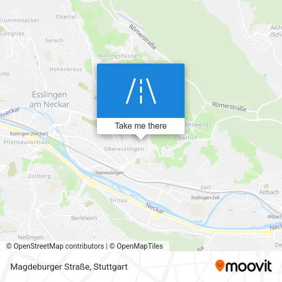 Карта Magdeburger Straße