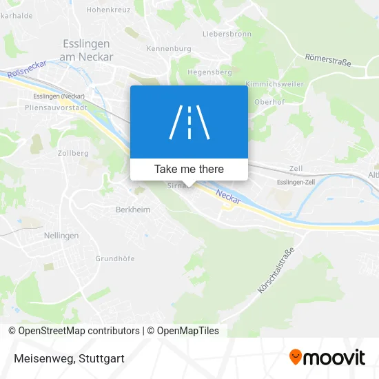 Meisenweg map