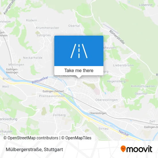 Карта Mülbergerstraße