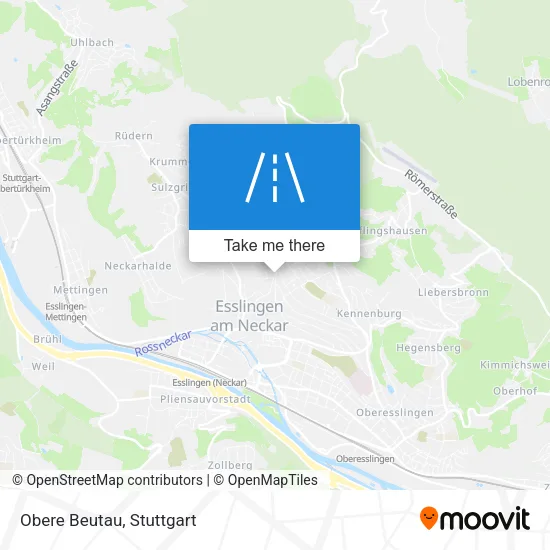 Карта Obere Beutau
