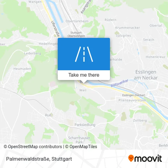 Карта Palmenwaldstraße