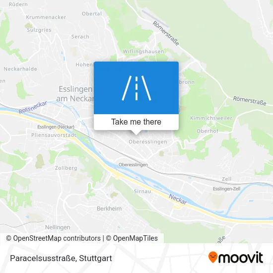 Карта Paracelsusstraße