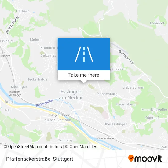 Карта Pfaffenackerstraße