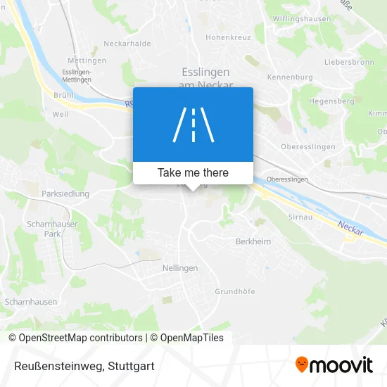Карта Reußensteinweg